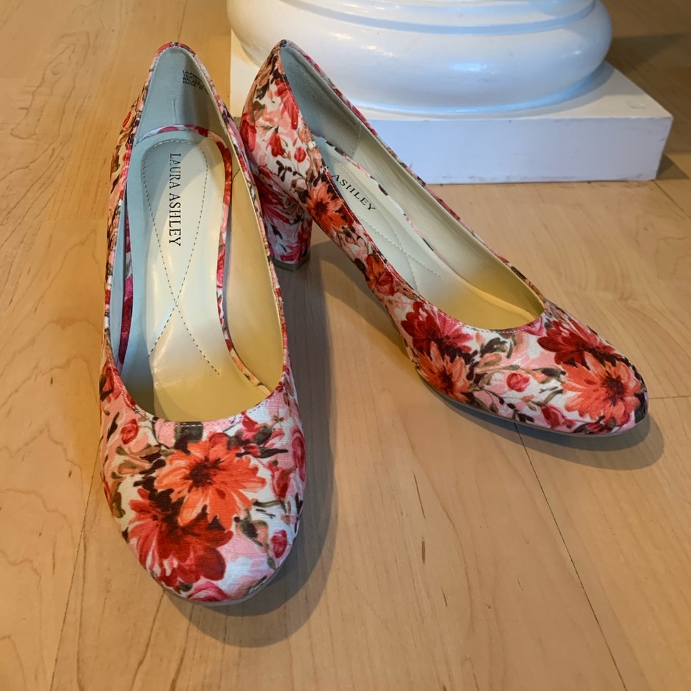 Floral Heels! (By Laura Ashley)